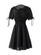 Black Doll Collar Dress