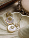 Chic Round Shell Earrings