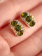 Royal Olivine CZ Diamond Earrings