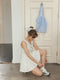 Elegant Lace Trim 2pcs Set