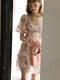 Sweet Floral Puffy Dress