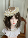 Vintage Beige Lace Lolita Hat