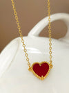 Red Heart Choker Necklace/Bracelet