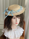 Vintage Flower Crown Straw Hat