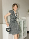 Preppy Frilled Slim Dress