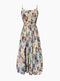 French Floral Holiday Slip Dress