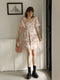 Sweet Floral Puffy Dress