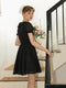 Black Doll Collar Dress