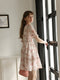 Sweet Floral Puffy Dress