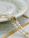 Olive Green CZ Zircon Earrings/ Bracelet