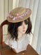 Vintage Flower Crown Straw Hat