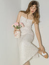 Coquette Sequin Slip Dress