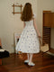 French Butterfly Cotton Dress