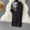 Cheongsam Off-shoulder Printed Hollowed Dress