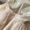 Strapless Halter Puffy Dress