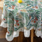 Chic Plant Round Tablecloth