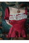 Vintage Fishbone Waist  Bow Dress