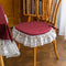 French Velvet Lace Trim Tablecloth