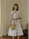 French Butterfly Cotton Dress