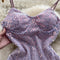 Sequin Decorated Pink Slip Dress