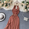 Elegant Chest-hollowed Halter Dress