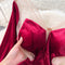 V-neck Backless Mesh Patchwork Velvet Dress