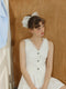 Elegant Lace Trim 2pcs Set