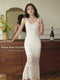 Elegant Hollowed 2pcs Dress