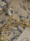 Antique CZ Diamond Pendant Necklace