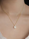 Cymophane CZ Diamond Necklace