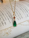 Emerald Pendant Necklace