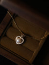 Heart Crown Pearl Necklace