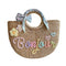 Personalized Handmade Straw Bag With Customizable Name