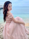 Fairycore Pink Flowy Dress