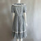 Customized Vintage Lace Trim Ruffled Collar Dress