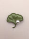 Mori Ginkgo Leaf Brooch