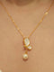 Natural Shell Pearl Pendant Necklace