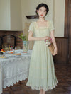 Princess Lace Trim Dress