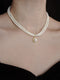 Princess 2 Strands Pearl Necklace