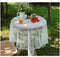 French Transparent Lace Tablecloth