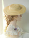 Vintage Straw Flat  Hat