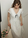 Elegant V-neck Lace Dress