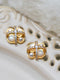 Vintage Quatrefoil Earrings/Necklace