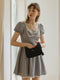 French Plaid Dress