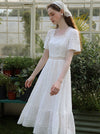 Sweet Embroidery Lace Dress