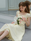 Romantic Square Neck Dress