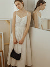 French White Slip Dress