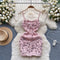 Sweetie Sequined Furry Slip Dress