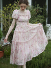 Fairy Floral Puffy Dress