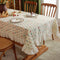 Rustic Ruffled Square/ Rectangle Tablecloth